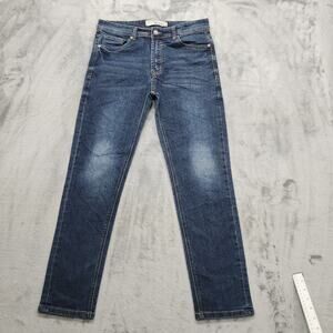 Refinery Republic Jeans Mens 32X30 Blue Stretch Denim Slim Straight Casual